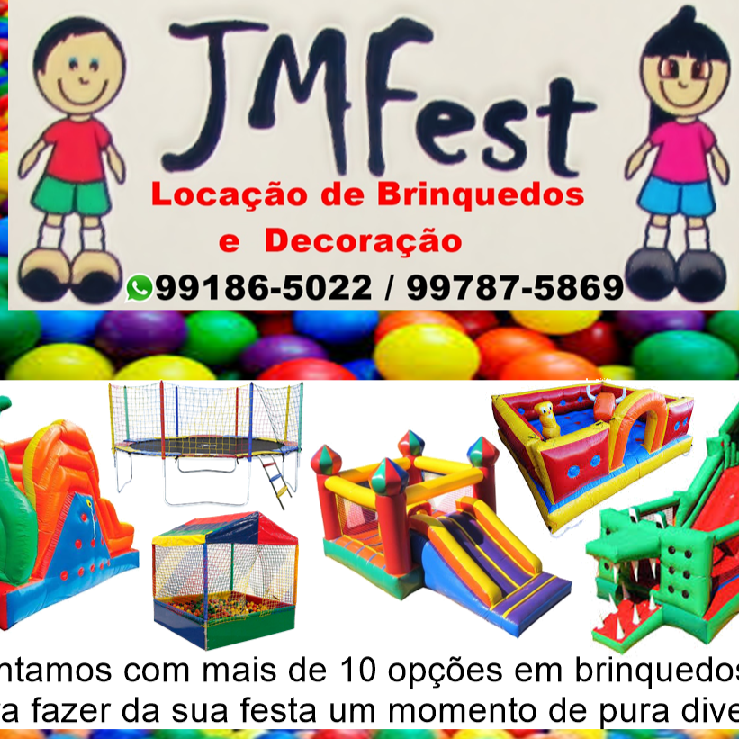 JMFest locação de brinquedos e decorações