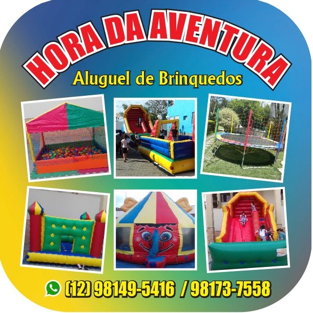 Hora da aventura locação de brinquedos & fesyas