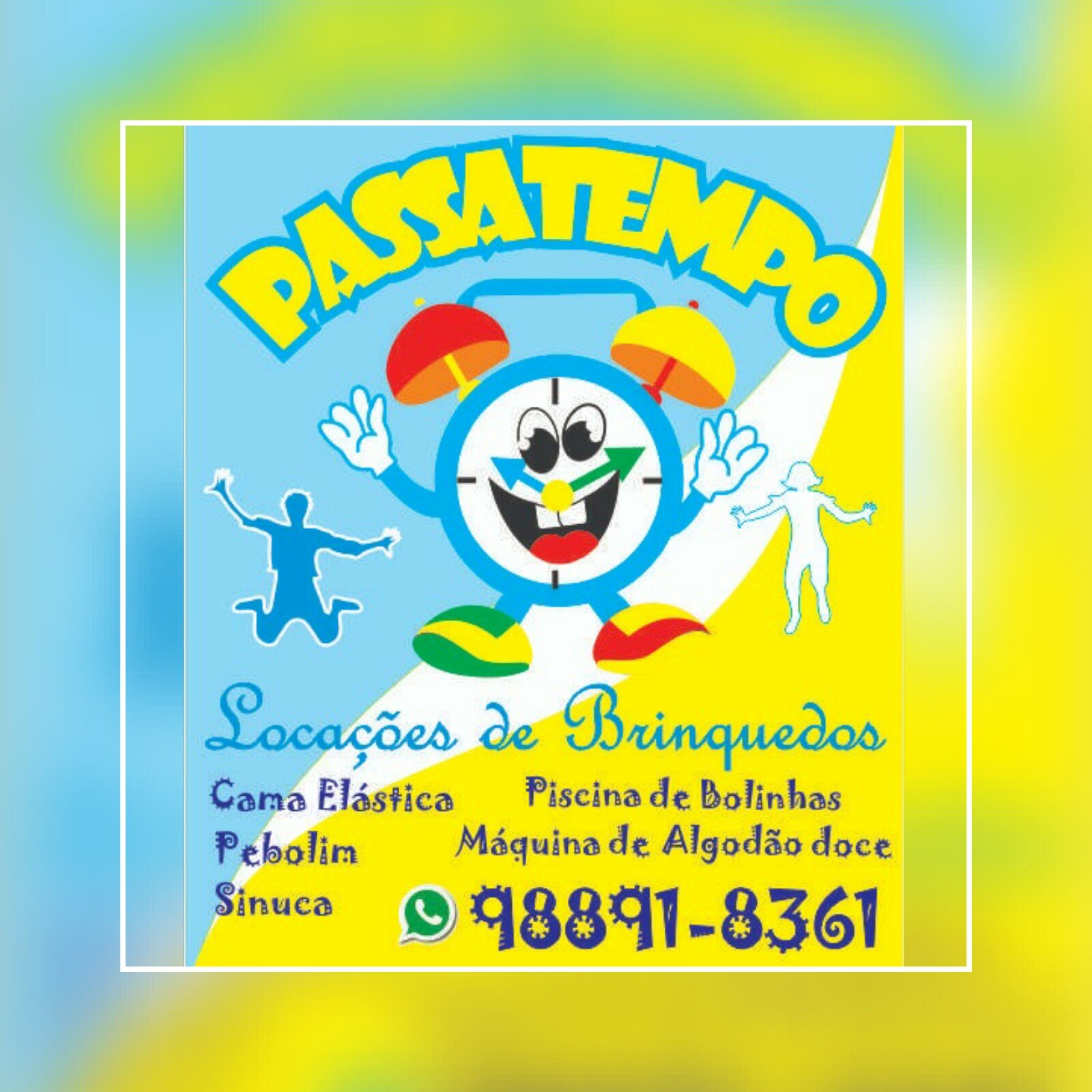 Passatempo locacoes de brinquedos