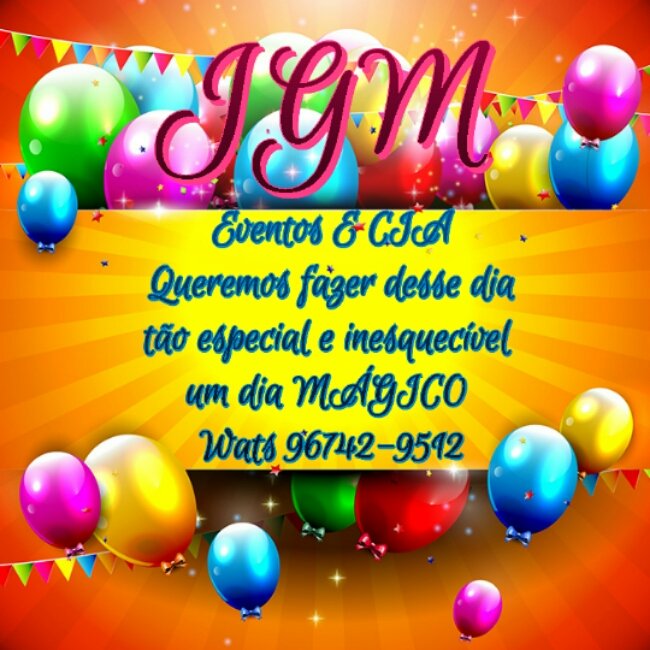 JGM Eventos e CIA
