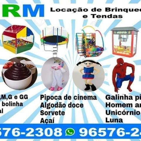 FRM locações de brinquedos e tendas