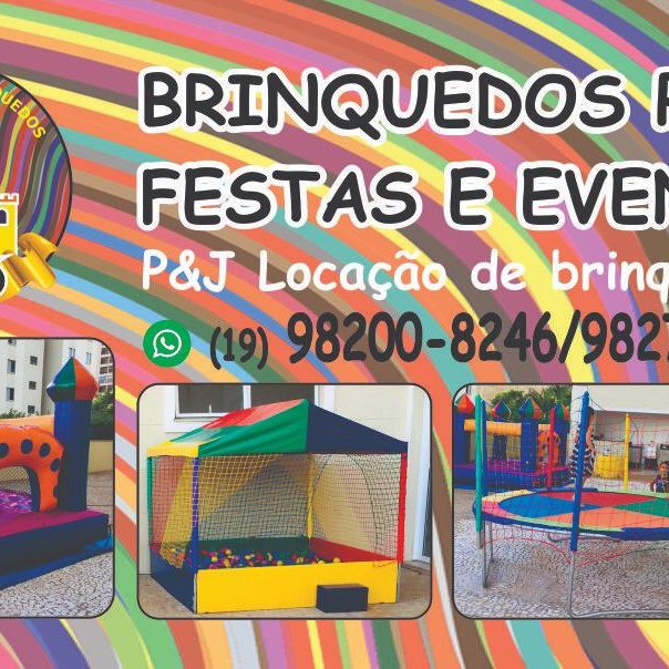 P&J locações de brinquedos 