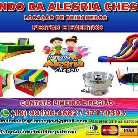 Mundo da alegria Chegou locação