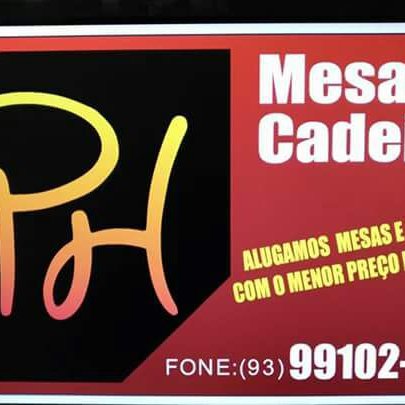 PH locações de mesas e cadeiras