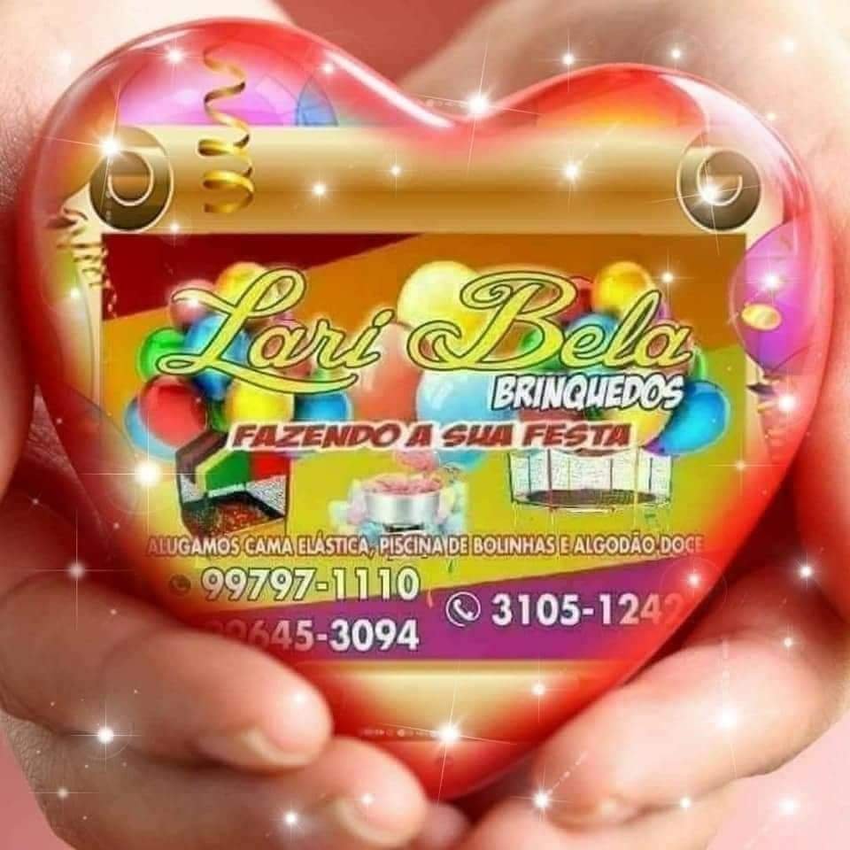 Laribela brinquedos fazendo a sua festa